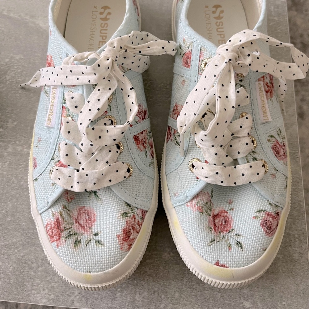 Superga/loveshacofancy flats-very beautiful, wore once